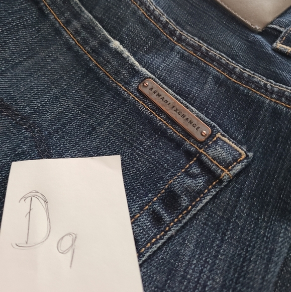 Armani Exchange Men's Blue Jeans sz.33 Relaxed Fit - Picture 10 of 10